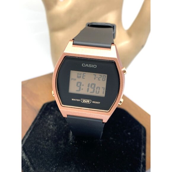 Casio Women\'s Watch LW204 Quartz Digital Rose Gold Black Resin 3294 35mm main image 15